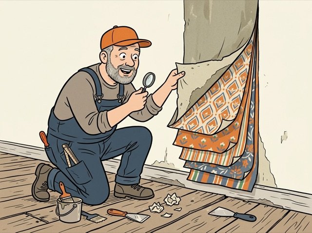 Cartoon zum Thema Altbau-Besonderheiten