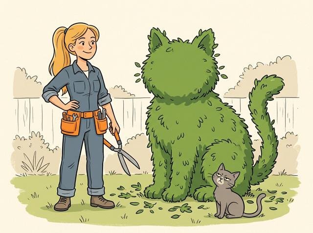 Cartoon zum Thema Außen & Garten