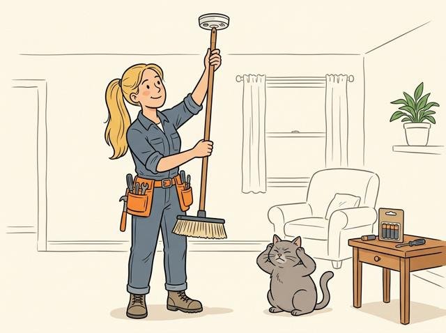 Cartoon zum Thema Elektro & Heizung