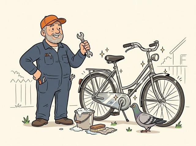 Cartoon zum Thema Fahrrad