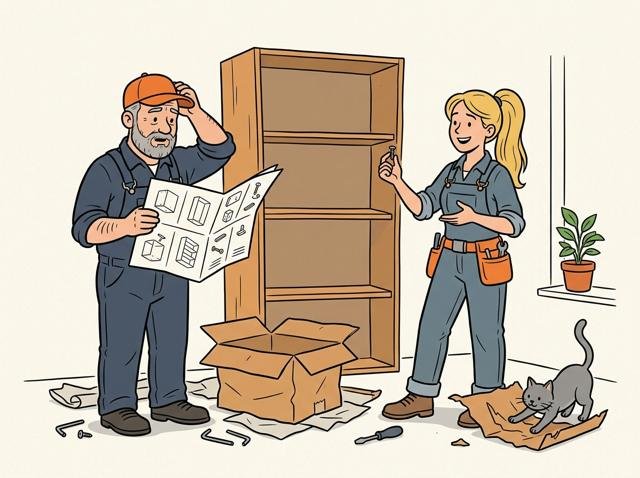 Cartoon zum Thema Haushalt & Reparaturen
