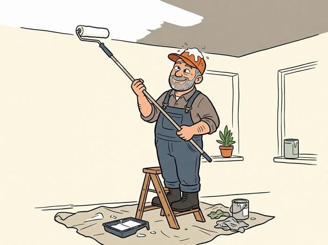 Cartoon zum Thema Wände & Decken