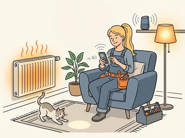 Cartoon zum Thema Smart Home
