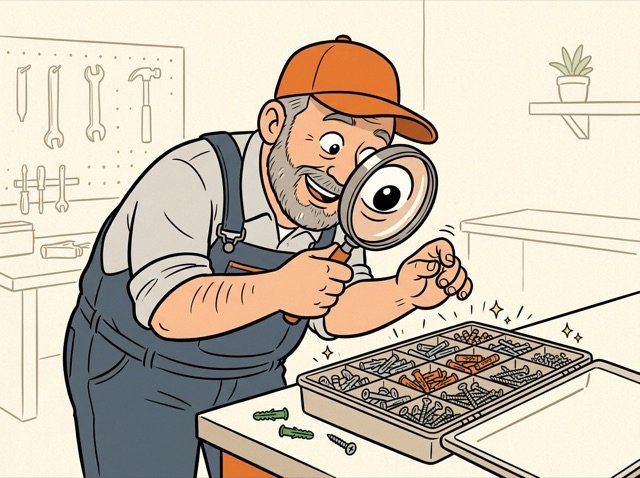 Cartoon zum Thema Dübelkunde: welcher Dübel für welche Wand